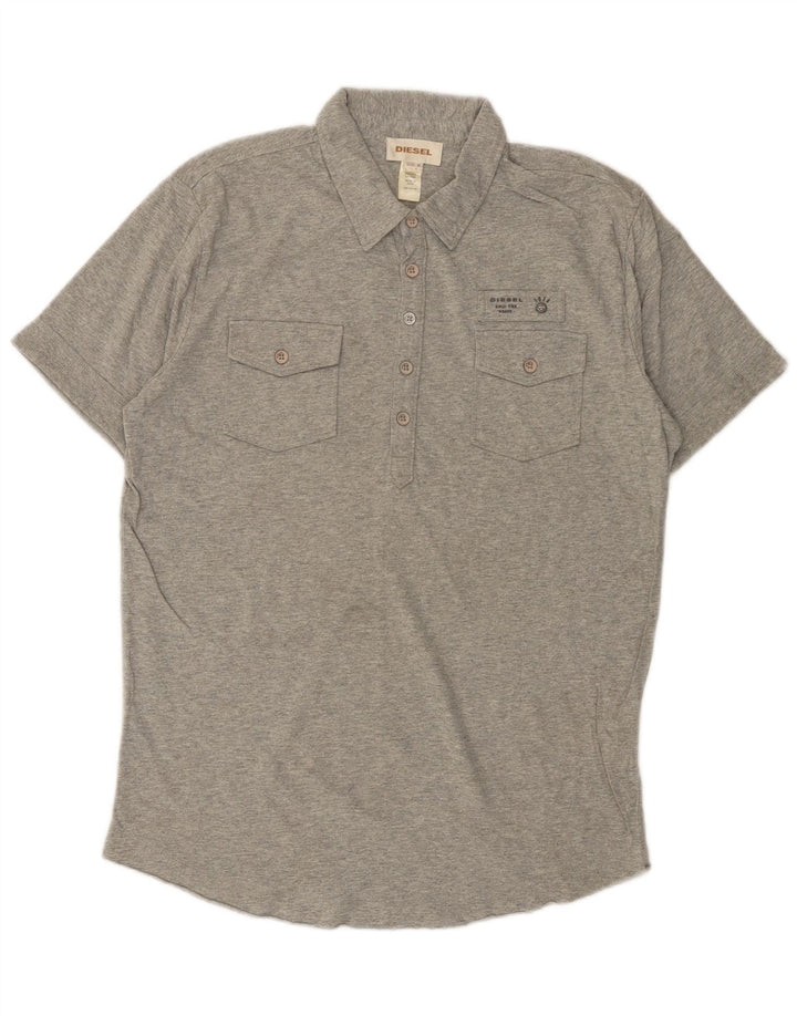 Polo Uomo DIESEL in cotone Grigio Medio