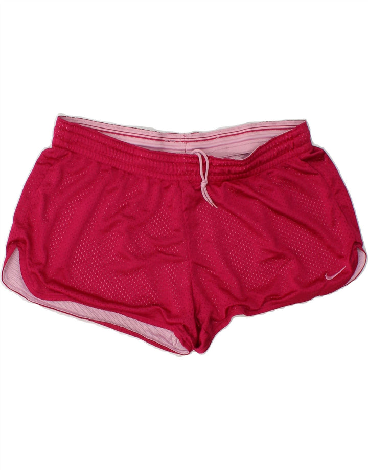 NIKE Womens Sport Shorts UK 16 Large  Pink Polyester Vintage Nike and Second-Hand Nike from Messina Hembry 