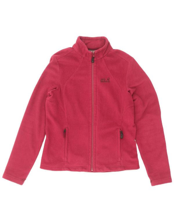 Giacca in pile da donna Jack Wolfskin UK 12/14 Poliestere rosa medio