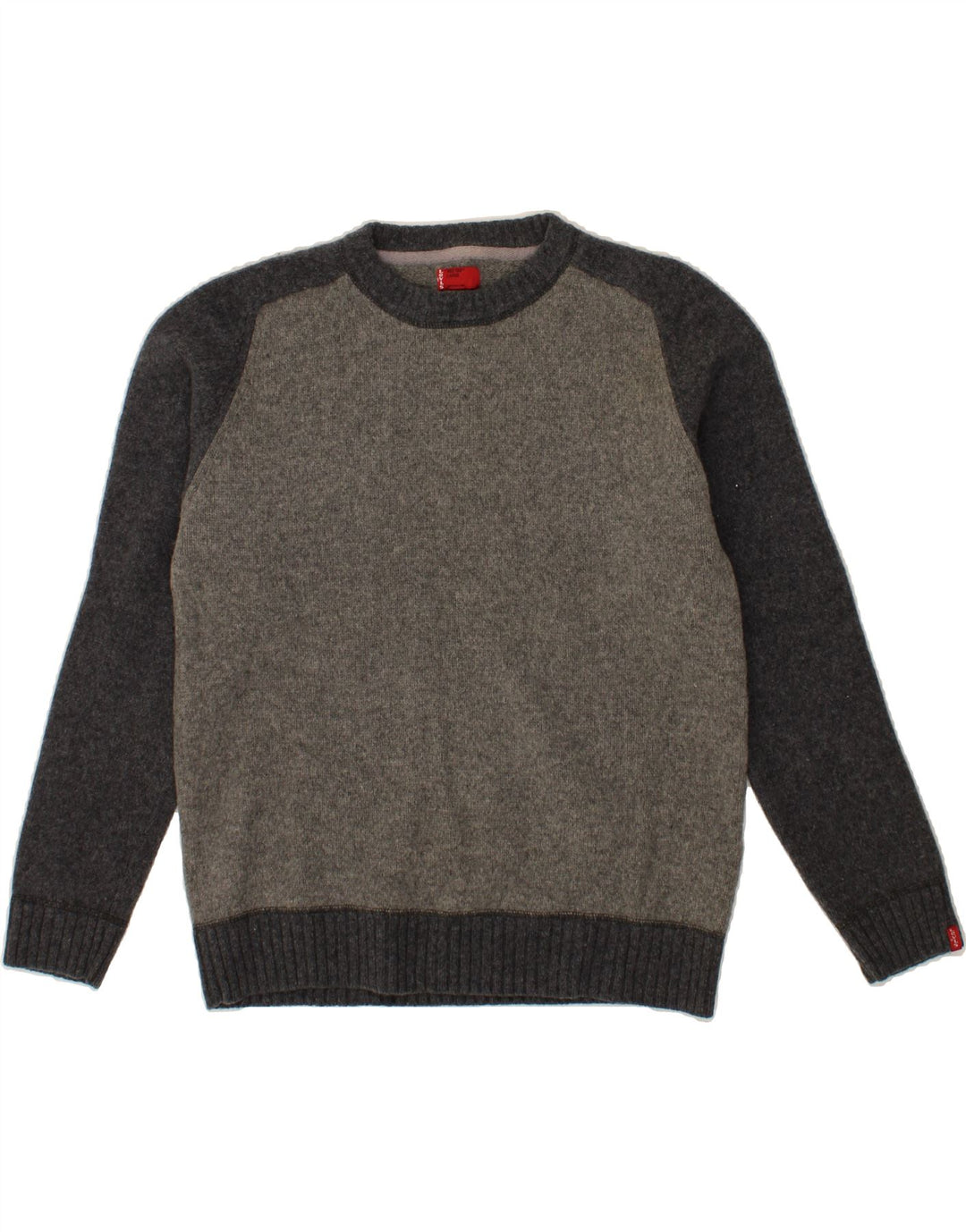 LEVI'S Maglione girocollo da uomo, maglione grande, color grigio, in lana d'agnello