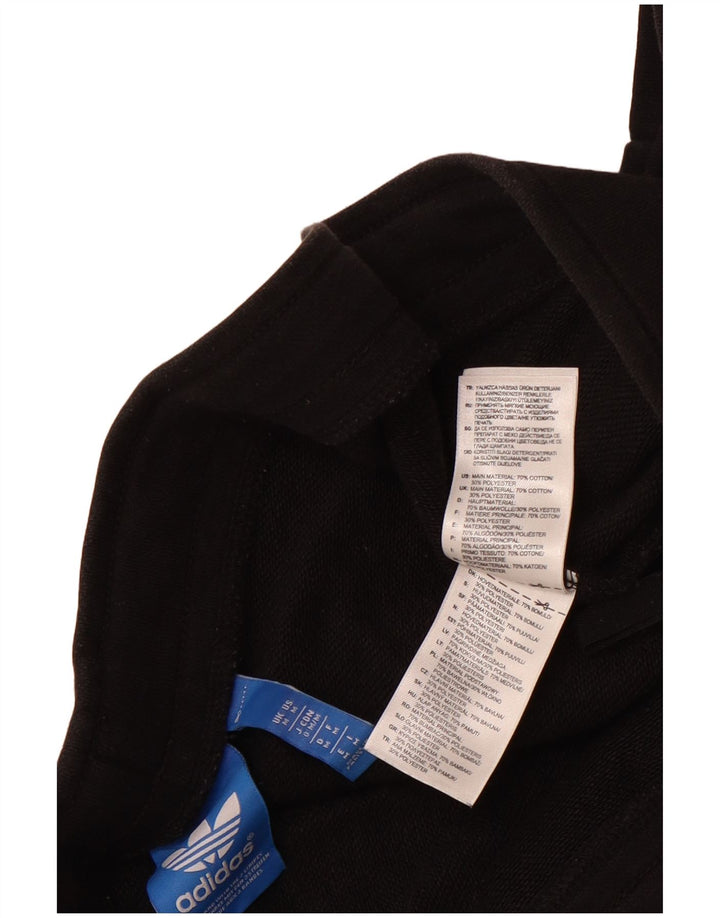 Pantaloncini sportivi grafici da uomo ADIDAS medio cotone nero