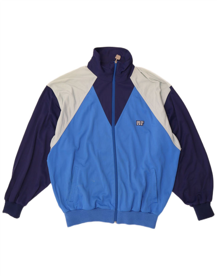 Giacca da tuta da donna Ennerre UK 20 2XL Poliammide color block blu