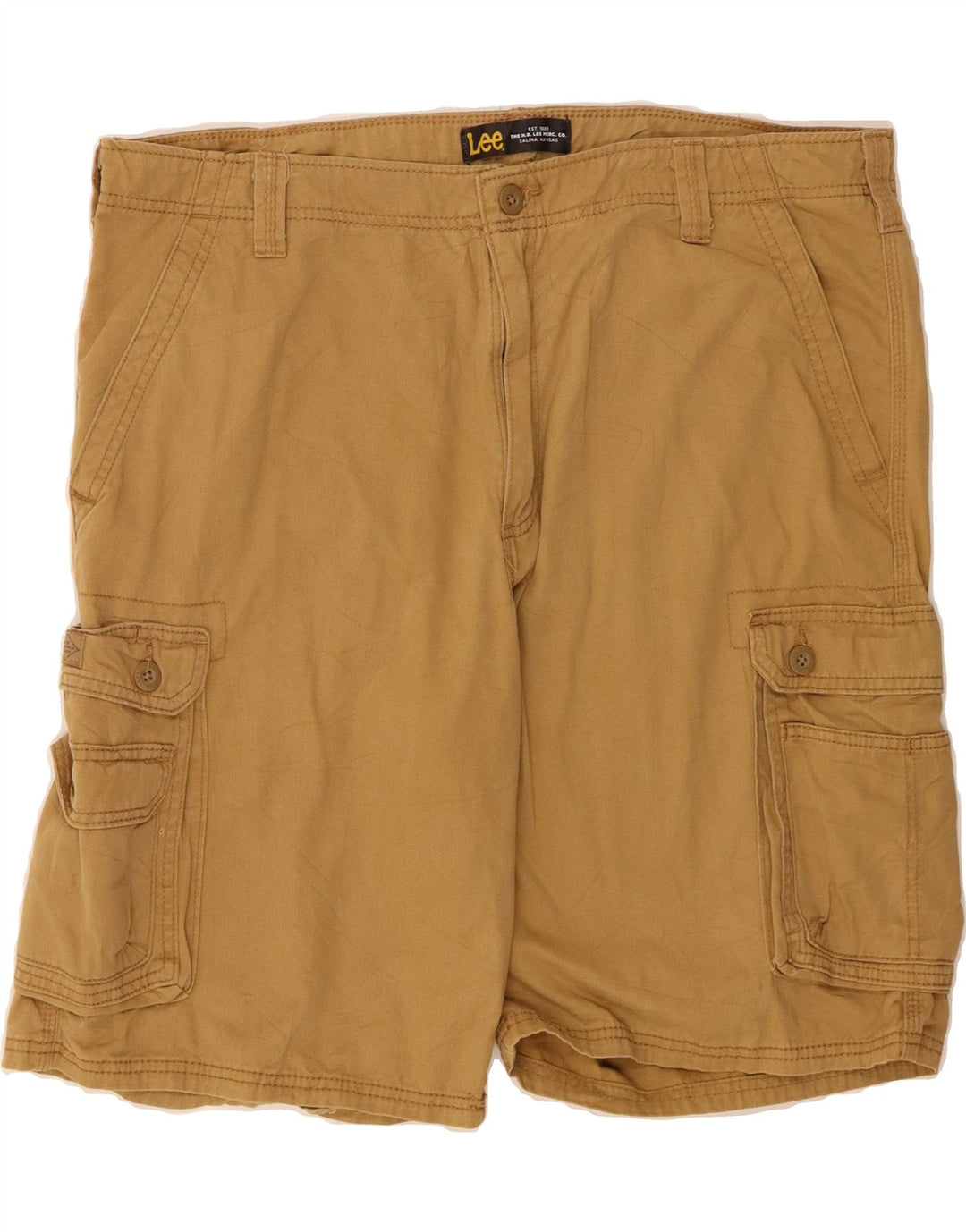 LEE Mens Cargo Shorts W40 XL Brown Cotton Vintage Lee and Second-Hand Lee from Messina Hembry 
