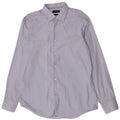 Camicia da uomo vestibilità regolare Hugo Boss taglia 42 16 1/2 grande cotone blu