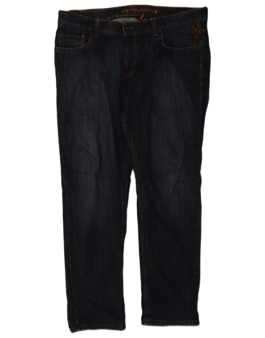 Jeans dritti Hudson da uomo Camel Active W40 L32 cotone blu