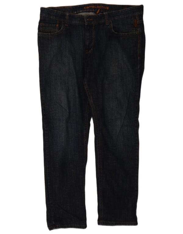 Jeans dritti Hudson da uomo Camel Active W40 L32 cotone blu