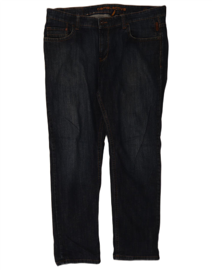 Jeans dritti Hudson da uomo Camel Active W40 L32 cotone blu