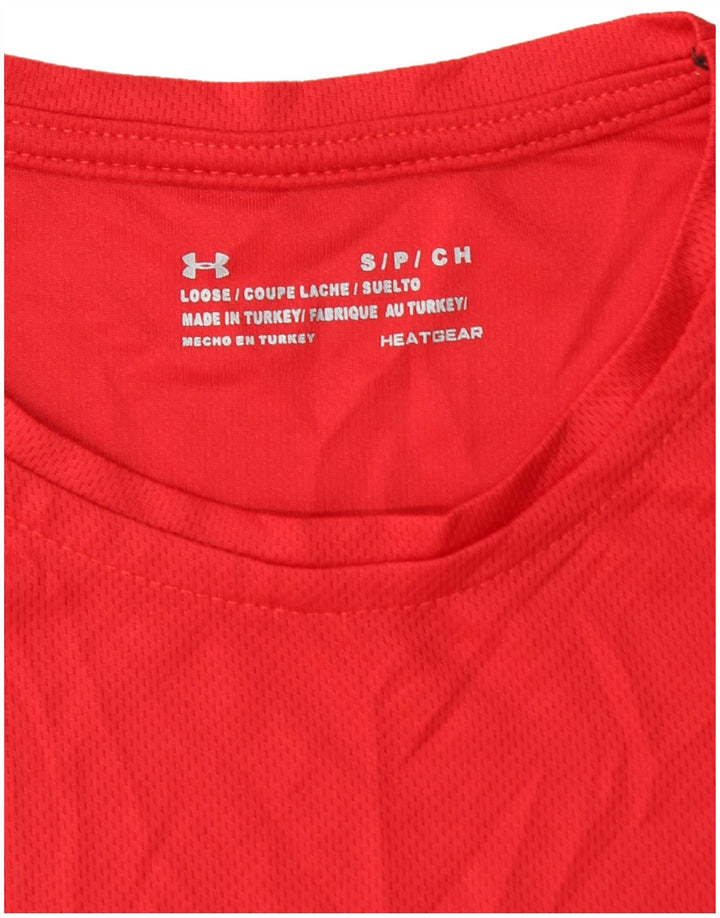 Maglietta da uomo UNDER ARMOUR Heat Gear piccola rossa