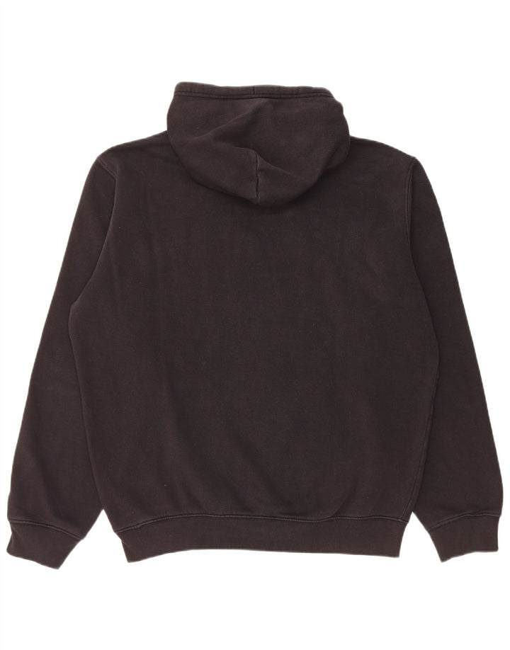 Felpa con cappuccio grafica da uomo Champion Medium nera