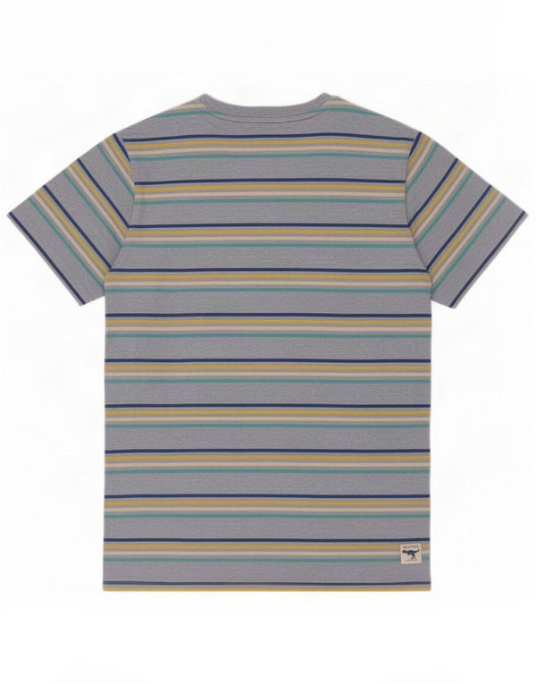 T-shirt da bambino Fat Face 12-13 anni Cotone a righe blu