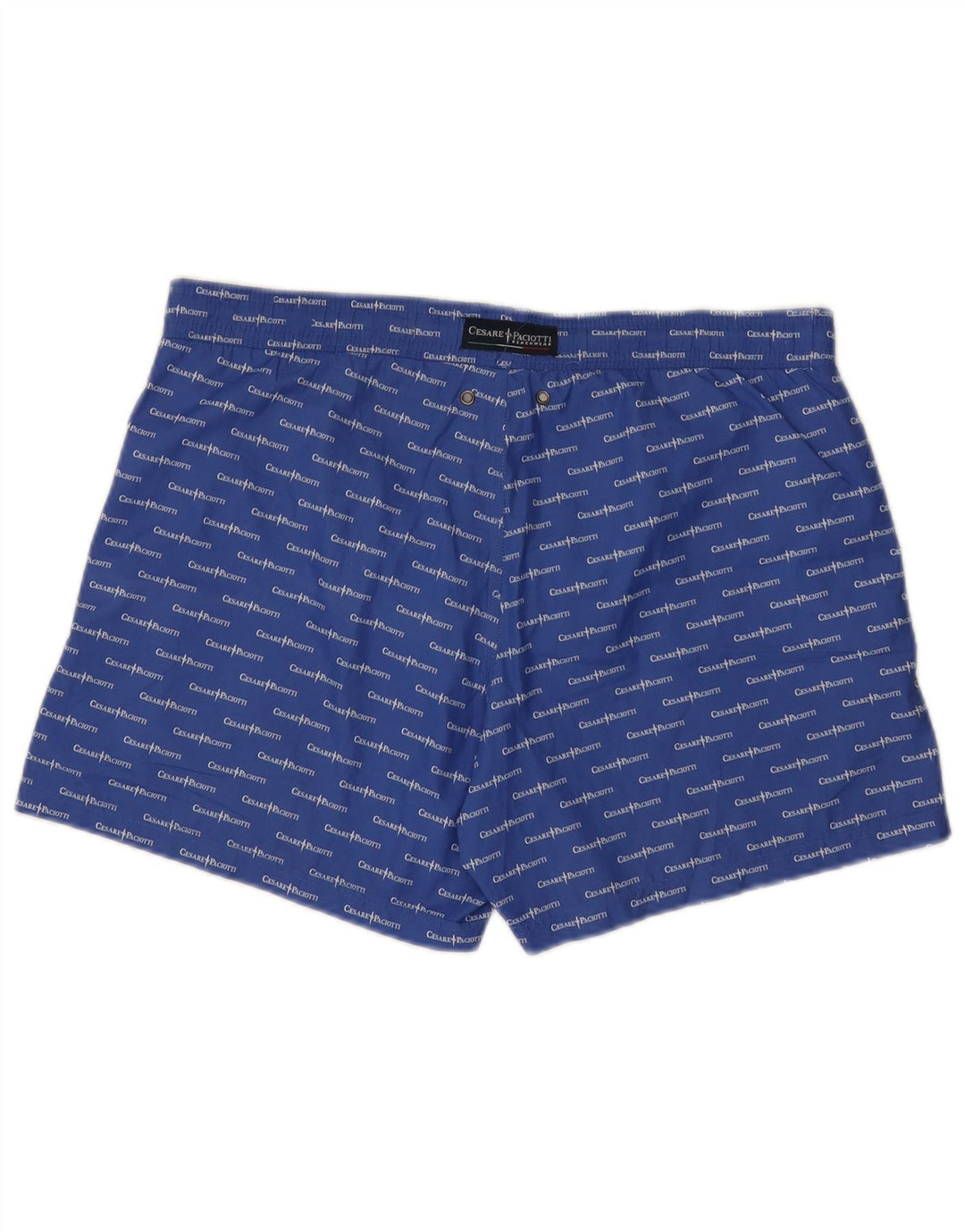 Pantaloncini da bagno grafici da uomo Cesare Paciotti in poliestere blu medio