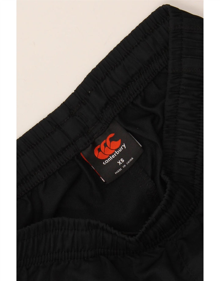 CANTERBURY Womens Sport Shorts UK 6 XS  Black Polyester Vintage Canterbury and Second-Hand Canterbury from Messina Hembry 