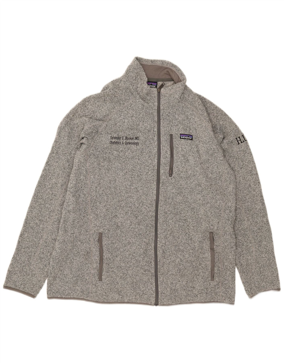 Patagonia Giacca da tuta grafica da uomo 2XL Poliestere chiazzato grigio