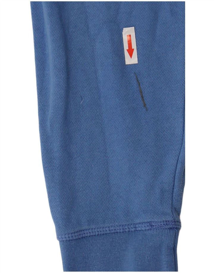 Felpa con cappuccio da uomo Fat Face, piccola, in cotone color block blu