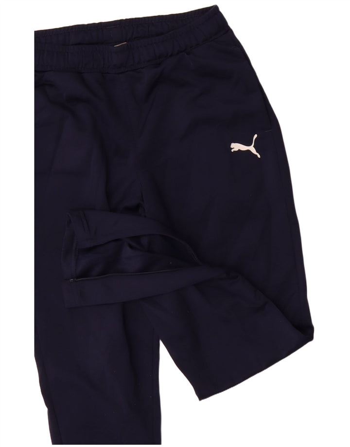Pantaloni da tuta da ragazzo Puma 9-10 anni Small Blu Navy Poliestere