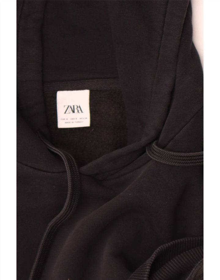 Felpa con cappuccio Zara da uomo piccola nera