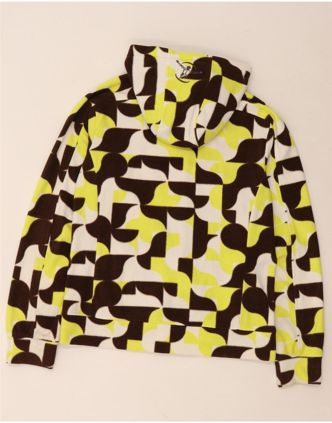 Giacca in pile con cappuccio da donna CHIEMSEE UK 18 XL multicolore geometrica