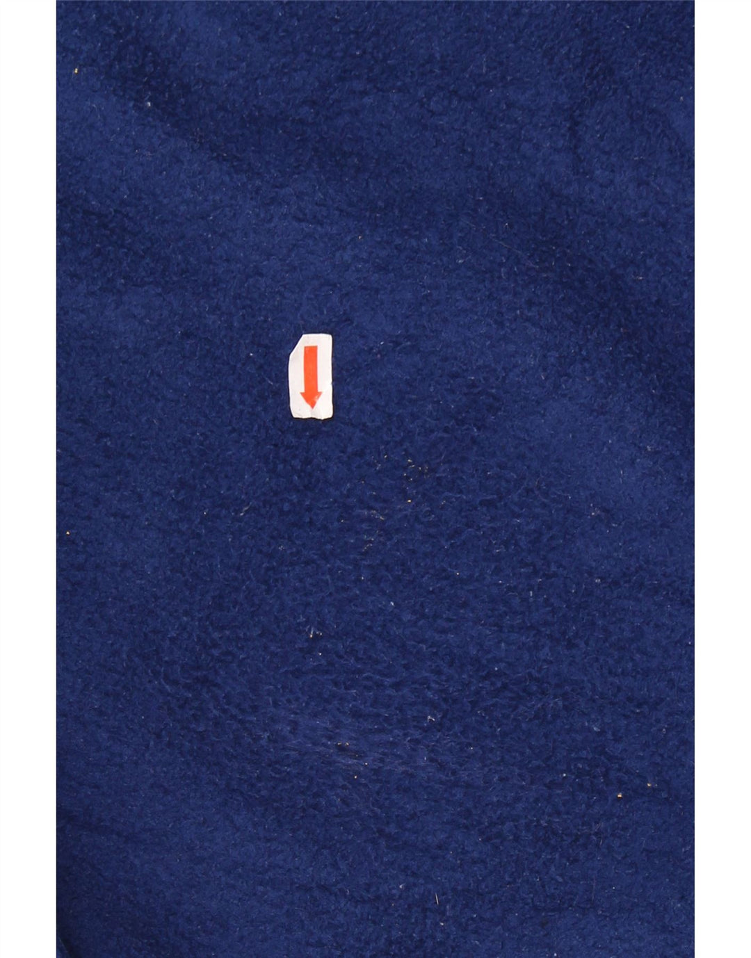 Maglione in pile da uomo con zip e collo VINTAGE grande blu navy mimetico