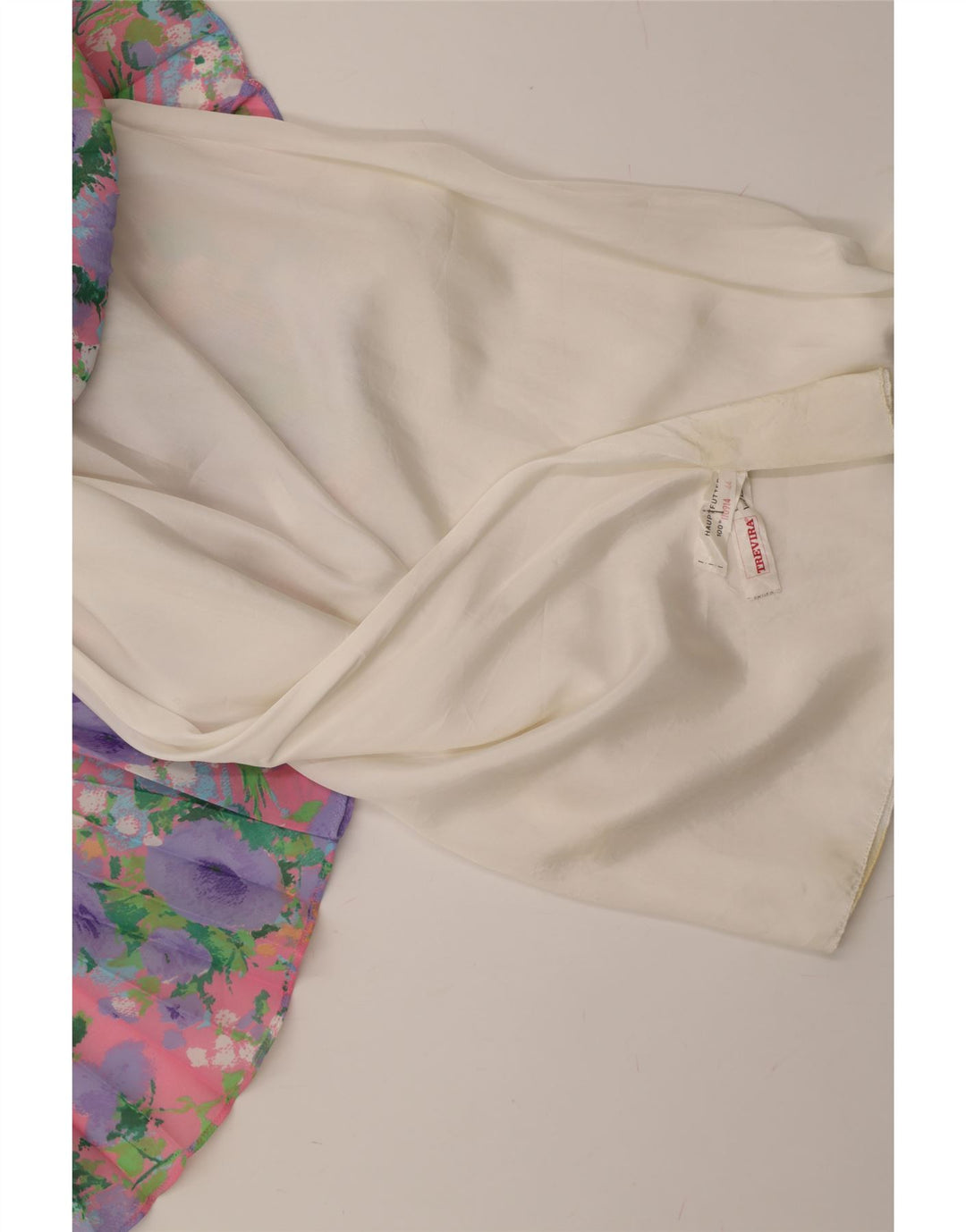 TREVIRA Womens A-Line Dress IT 44 Medium Multicoloured Floral Viscose Vintage Trevira and Second-Hand Trevira from Messina Hembry 