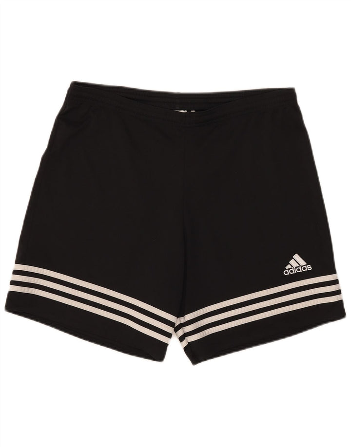 Pantaloncini sportivi Adidas Climalite da uomo medio poliestere nero