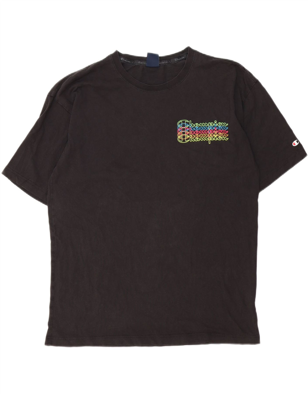 T-shirt grafica da uomo Champion Top 2XL Nera