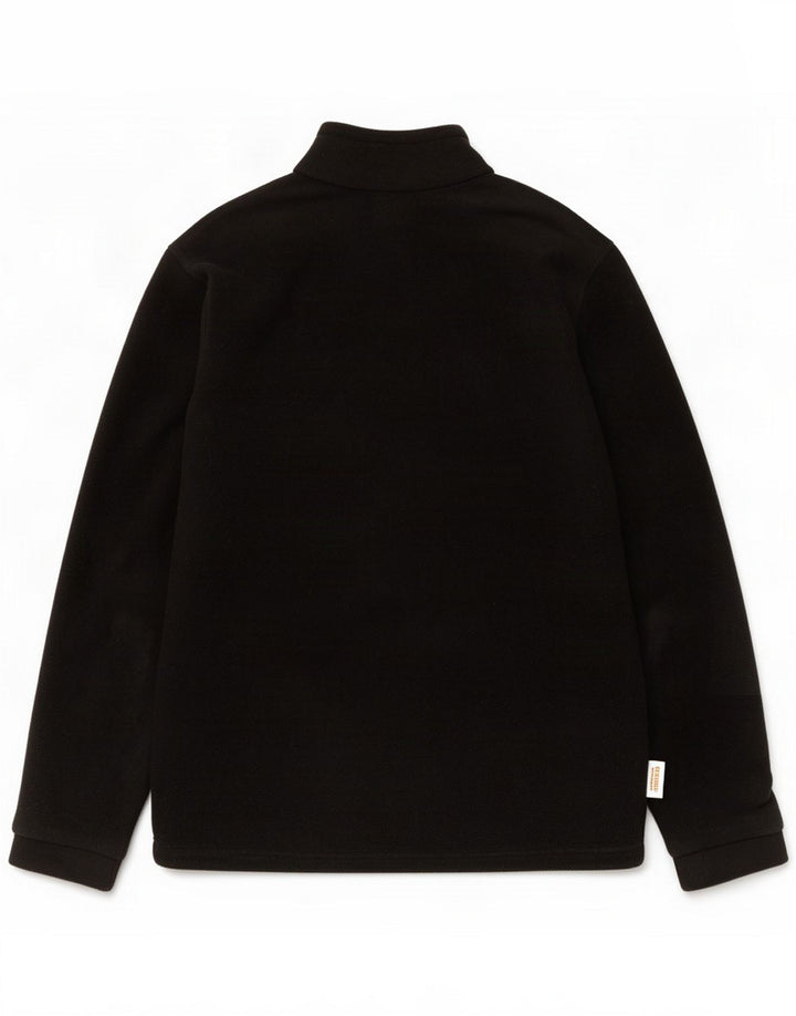 Jack Wolfskin Giacca in pile da uomo UK 40/42 Large Nero Poliestere