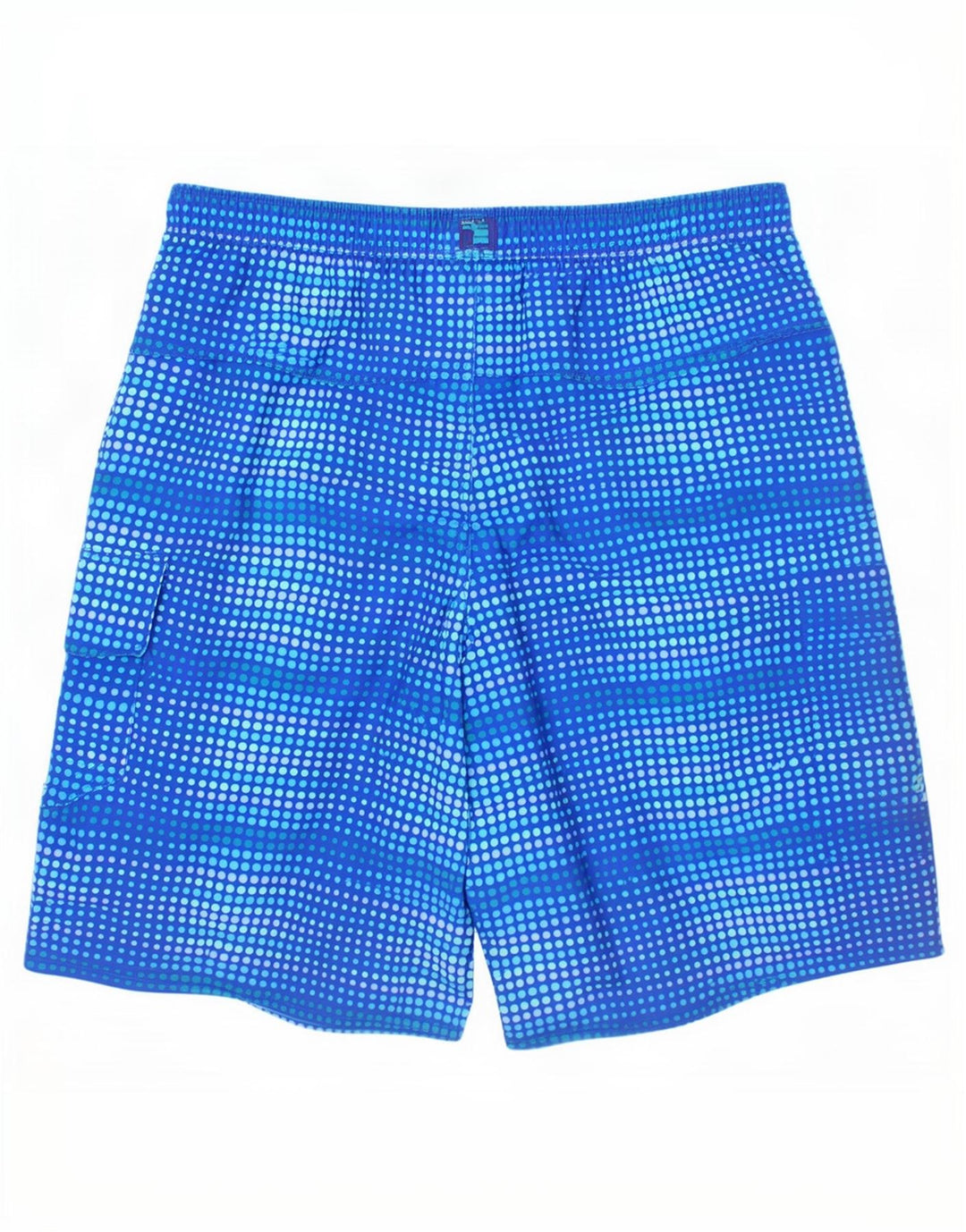 Pantaloncini da bagno per ragazzi L.L.Bean 15-16 anni in poliestere maculato blu