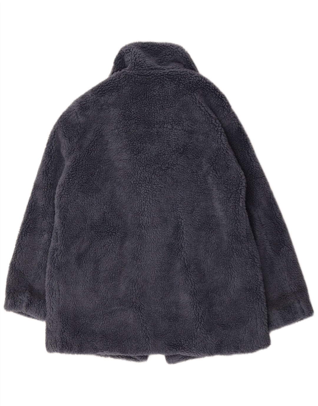 Cappotto oversize in pelliccia sintetica Marks & Spencer da donna UK 12 Grigio medio