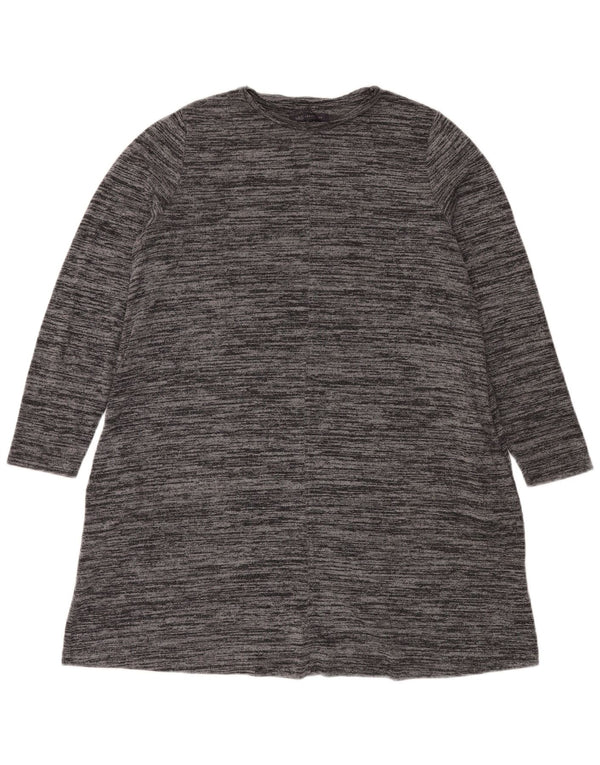 Abito maglione da donna Marks & Spencer UK 18 XL Poliestere screziato grigio