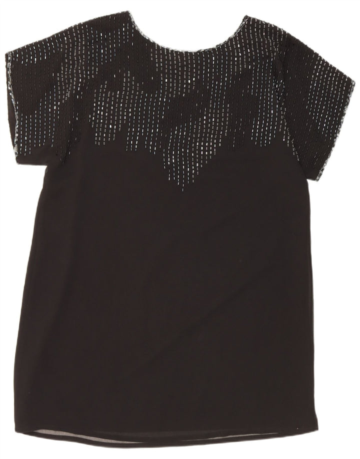 Abito a trapezio Petite da donna Wallis UK 18 XL Poliestere nero