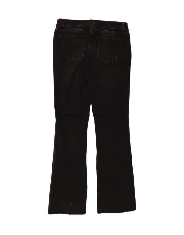 Zara Womens Bootcut Jeans EU 40 Medium W30 L31 Black Cotton