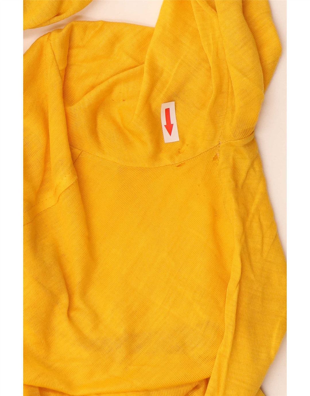 Camicia vintage da donna UK 10 piccola gialla