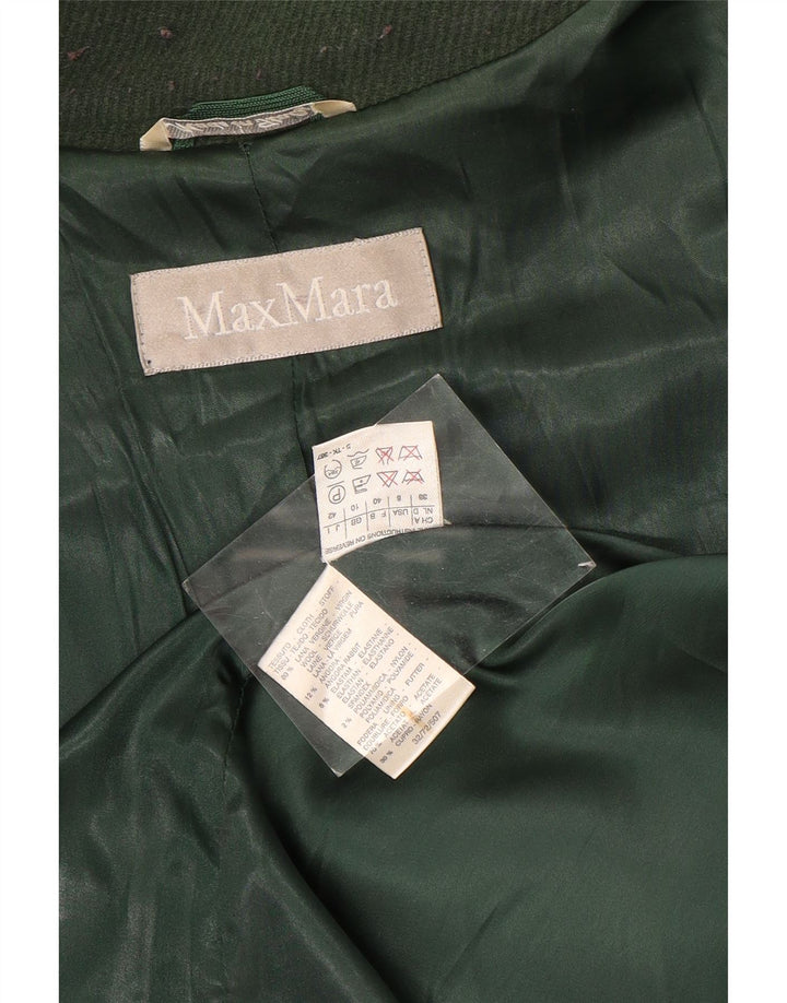 Cappotto oversize da donna Max Mara UK 10 piccolo in lana verde