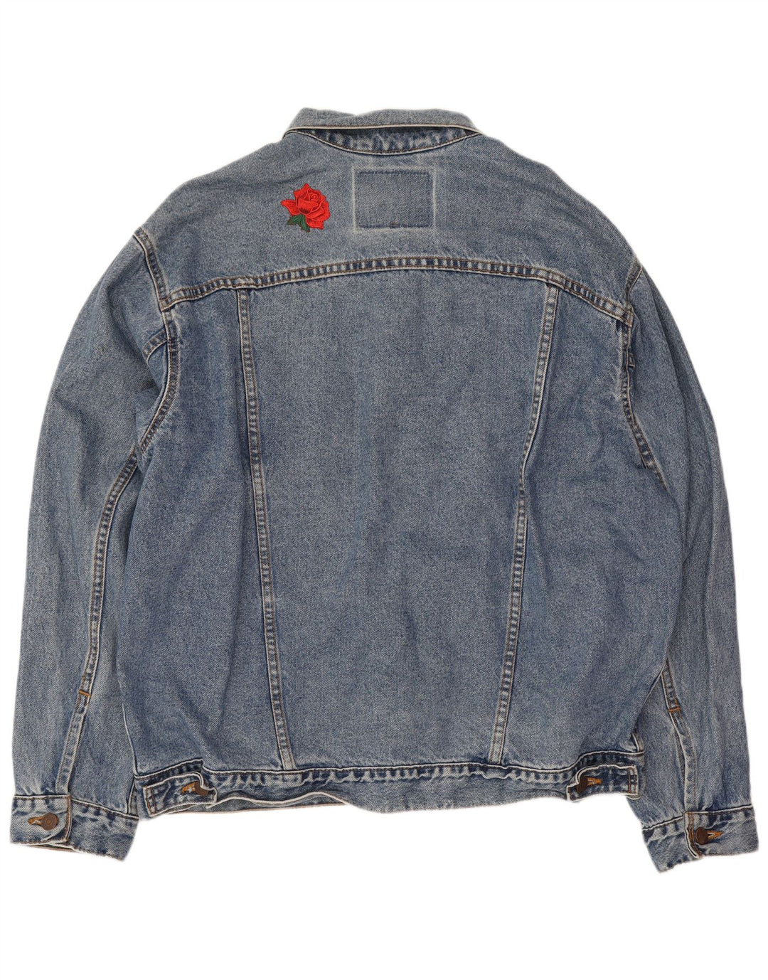 Giacca di jeans da uomo Levi's UK 40 grande cotone blu