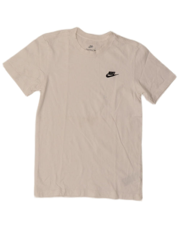 T-shirt Nike da uomo Top XS in cotone bianco