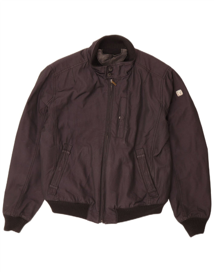 Giubbotto Bomber Uomo TRUSSARDI JEANS IT 52 XL Nero Poliestere