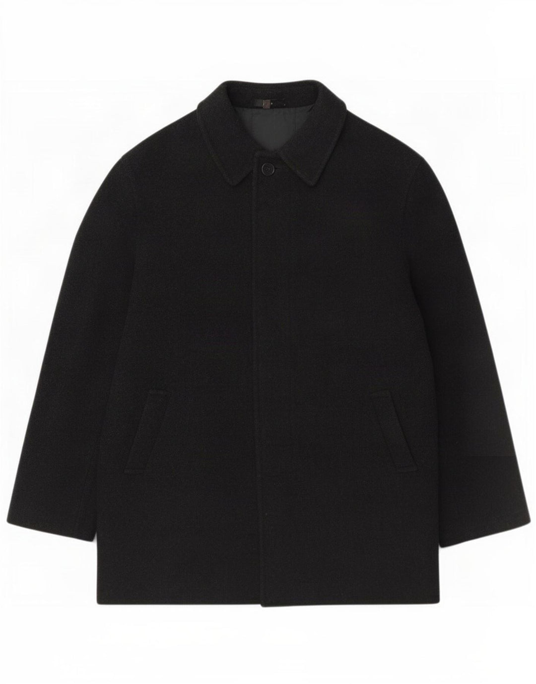 Cappotto Zara da uomo UK 42 XL lana nera