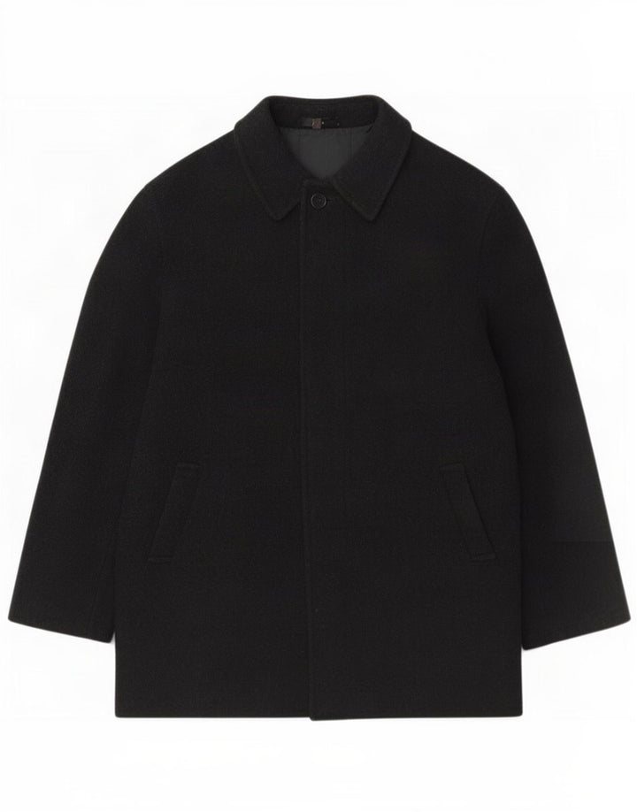 Cappotto Zara da uomo UK 42 XL lana nera
