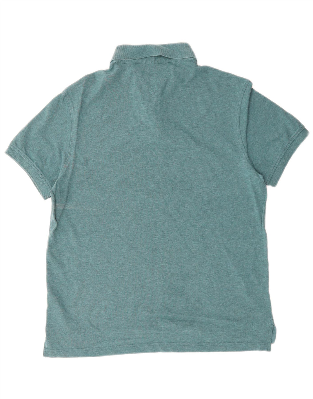 Polo da uomo Tommy Hilfiger in cotone blu medio