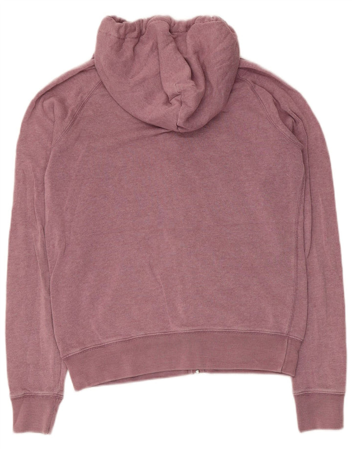 Maglione con cappuccio con zip grafica da donna Jack Wills UK 10 piccolo poliestere rosa