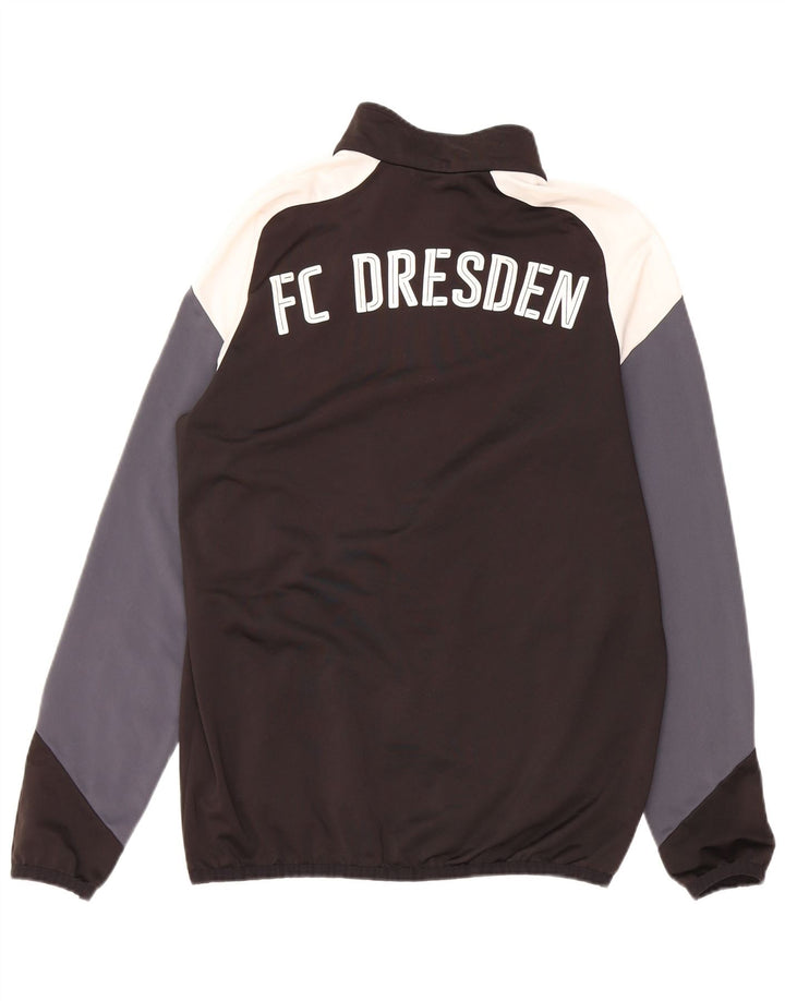 Giacca da ginnastica grafica da uomo Puma, colore nero medio, in poliestere a blocchi di colore