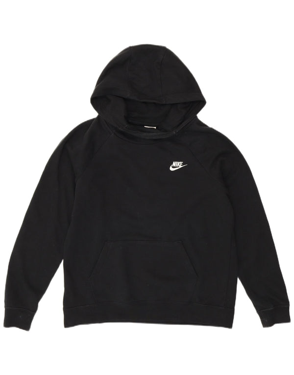 Maglione con cappuccio da donna NIKE UK 14 medio nero
