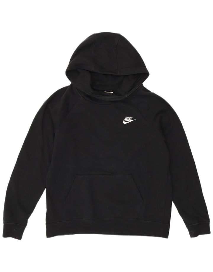 Maglione con cappuccio da donna NIKE UK 14 medio nero