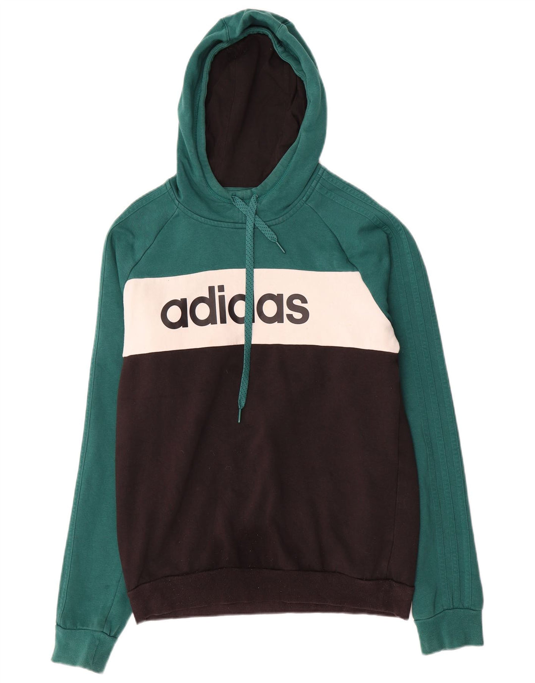 Felpa con cappuccio grafica da uomo Adidas Medium Colourblock multicolore