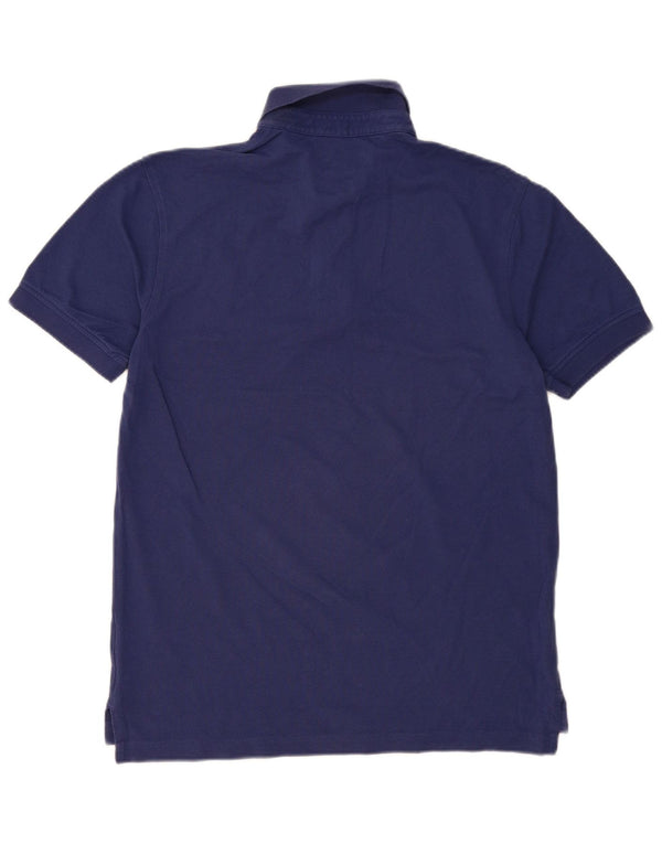 Polo slim fit da uomo Tommy Hilfiger grande in cotone blu navy