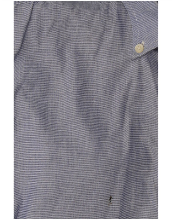 TOMMY HILFIGER Camicia da uomo in cotone blu medio