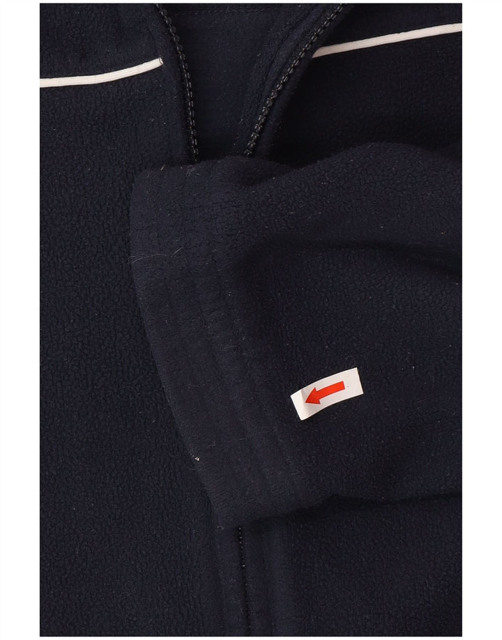 Giacca in pile Adidas Climawarm da uomo XL in poliestere color block blu navy
