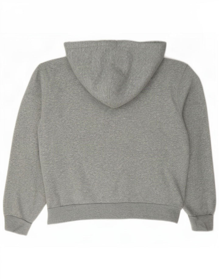 Maglione con cappuccio e zip da donna Converse UK 14 Cotone chiazzato grigio medio
