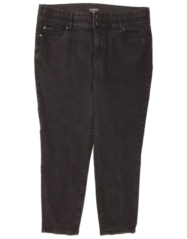 Jeans slim autografati da donna Marks & Spencer UK 20 2XL W38 L27 Grigio
