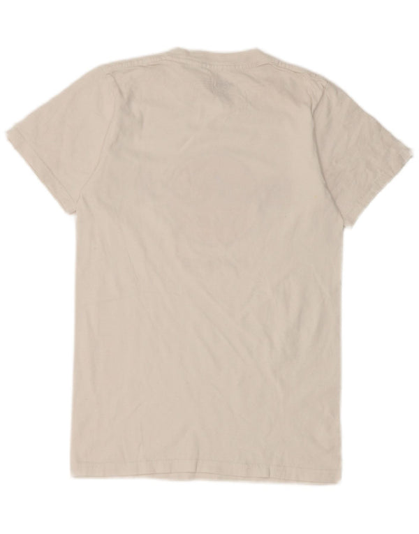 T-shirt grafica da uomo Firenze Hard Rock Cafe XS in cotone bianco